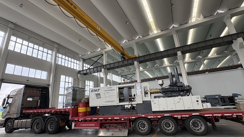Blog perusahaan terbaru tentang Peralatan EMT magnesium alloy thixomolding dikirim! Solusi 