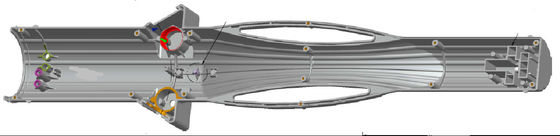 Harga yang bagus Auto Lathe Magnesium Alloy Die Casting CNC Turning Tapping Baseball Bat Die Casting on line
