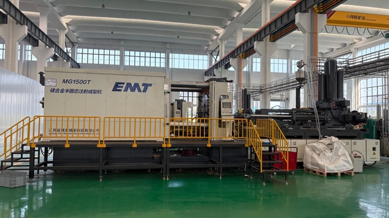 Harga yang bagus 16MPa Tekanan Operasi Sistematis Magnesium Die Casting System 15000kN Tugas berat untuk campuran cair padat on line