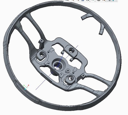 kualitas Magnesium Alloy Steering Wheel Frame Metals Light Car Wheel Cover pabrik